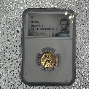 1961 Lincoln Memorial 1¢ NGC PF 67 RD (Lincoln Portrait Label)